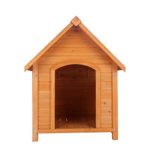 Hundehütte aus Naturholz
