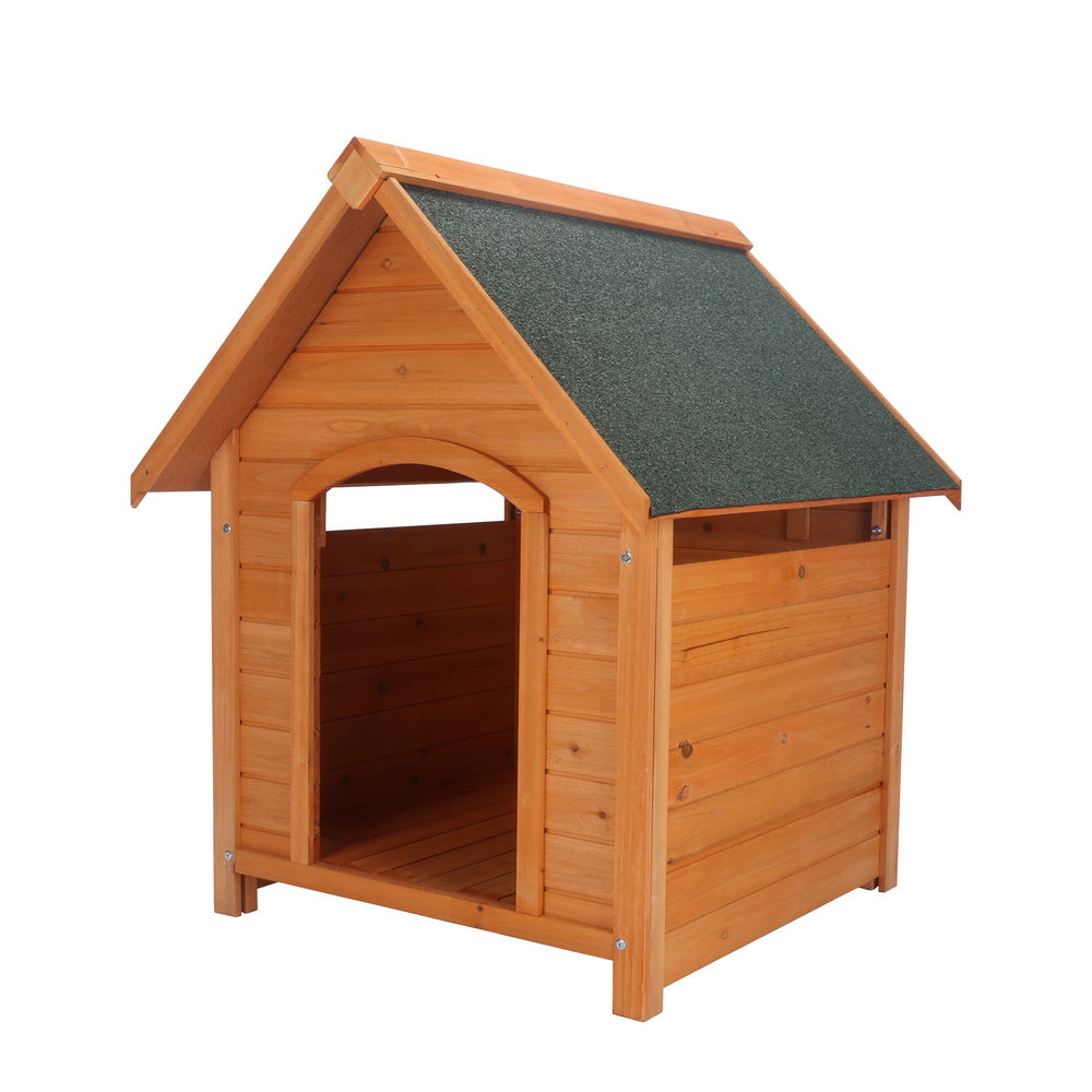 Cuccia per cani in legno naturale