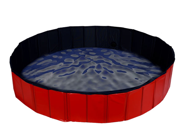 Hundepool 160 x 30 cm rot