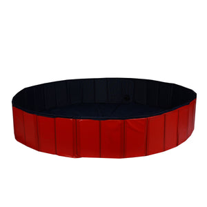 Hundepool 160 x 30 cm rot