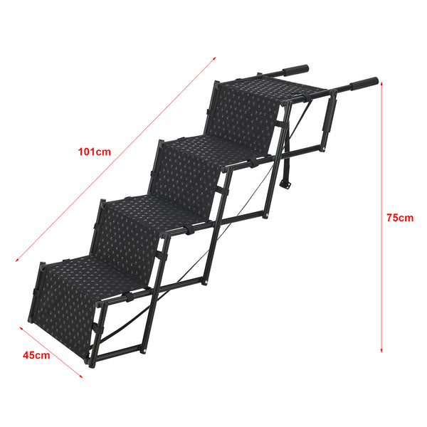 Hundetreppe Hunderampe Colchester 4-stufig bis 55kg