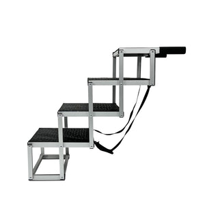 Hundetreppe faltbar mit 4 Stufen 77 x 44 x 64 cm