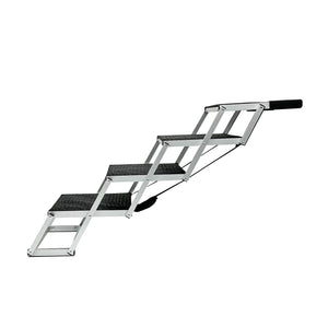 Hundetreppe faltbar mit 4 Stufen 77 x 44 x 64 cm