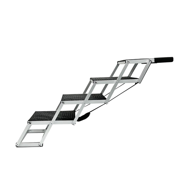 Hundetreppe faltbar mit 4 Stufen 77 x 44 x 64 cm