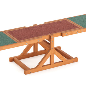 Agility Hundewippe 179 x 30 cm natur/grün/rot