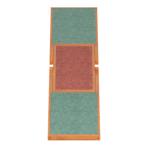 Agility Hundewippe 179 x 30 cm natur/grün/rot