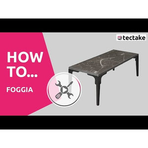 Rattan Tisch Foggia grau