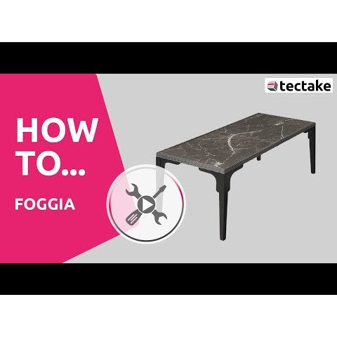 Rattan Tisch Foggia grau