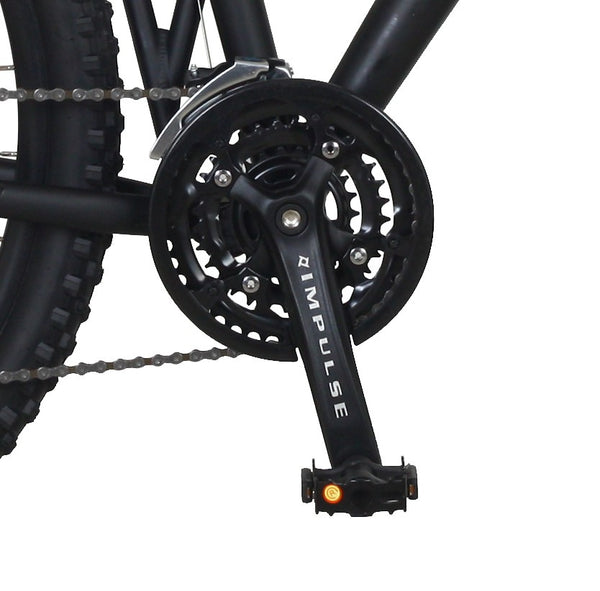 TOTEM vollgefedertes Mountainbike, schwarz/blau - Rahmen: 46cm