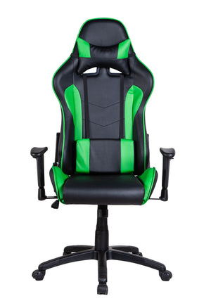 Gaming chair, office chair, black/green