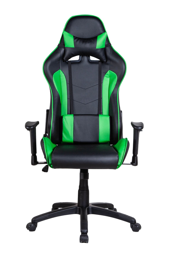 Gaming chair, office chair, black/green