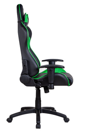Gaming chair, office chair, black/green
