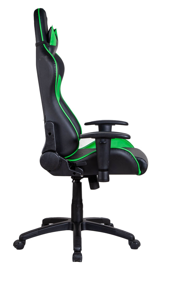 Gaming chair, office chair, black/green