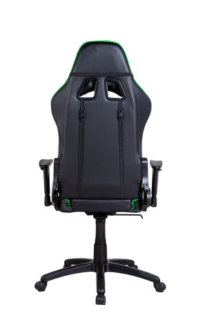 Gaming chair, office chair, black/green