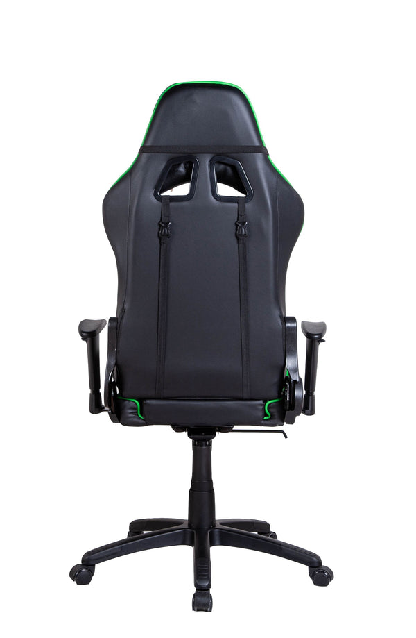 Gaming chair, office chair, black/green