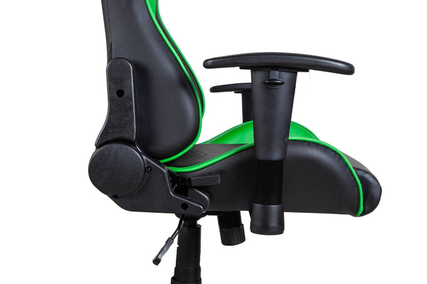 Gaming chair, office chair, black/green