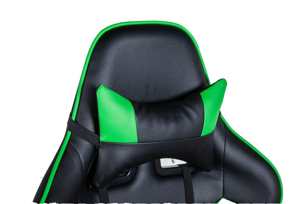 Gaming chair, office chair, black/green
