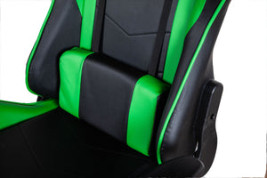 Gaming chair, office chair, black/green
