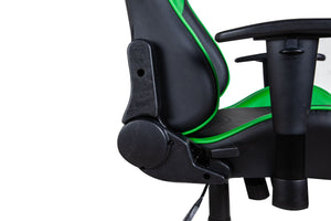 Gaming chair, office chair, black/green