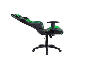 Gaming chair, office chair, black/green
