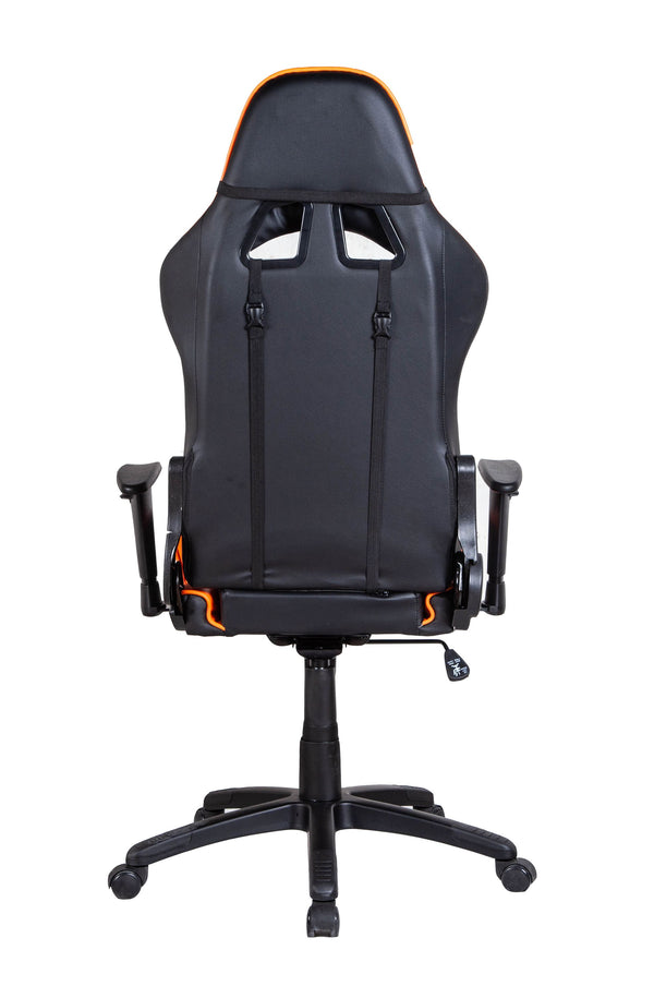 Chaise de bureau gaming LIMITLESS noir orange