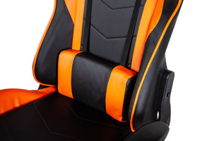 Chaise de bureau gaming LIMITLESS noir orange