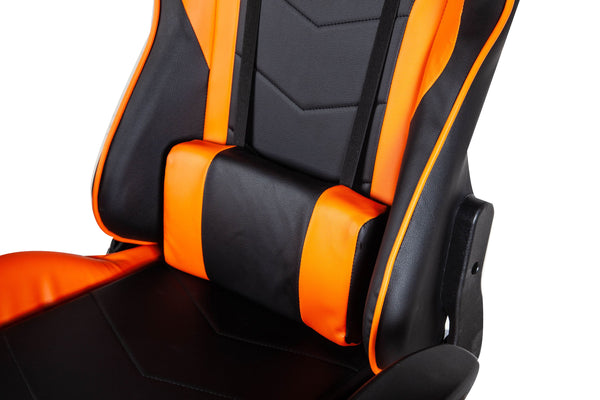 Chaise de bureau gaming LIMITLESS noir orange