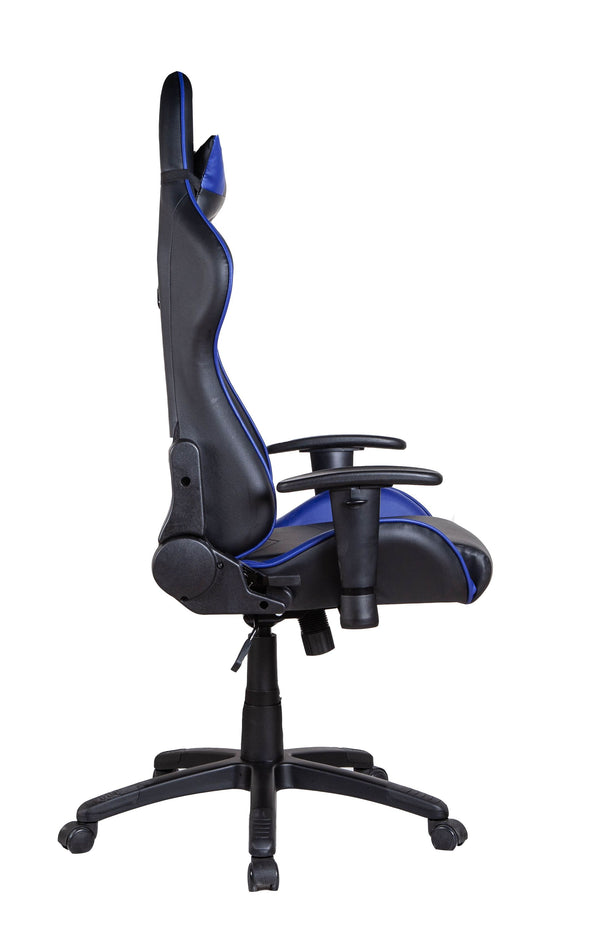 Gaming chair, office chair, black/blue