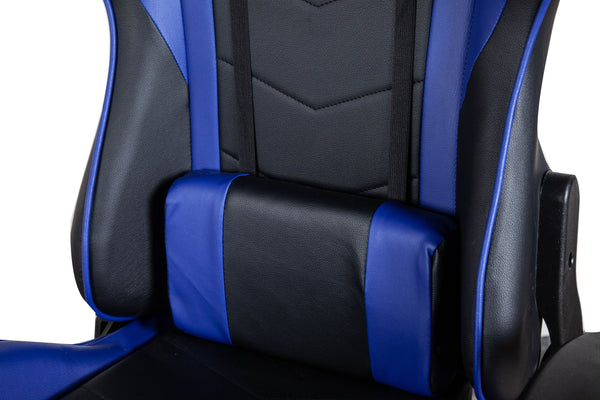 Gaming chair, office chair, black/blue