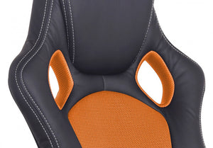 Office chair, sports seat, executive chair, orange