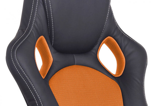 Office chair, sports seat, executive chair, orange