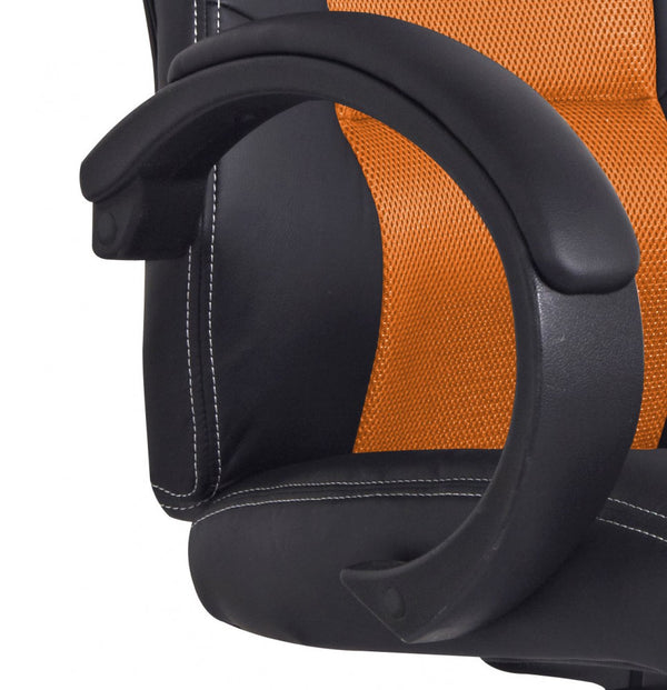 Office chair, sports seat, executive chair, orange
