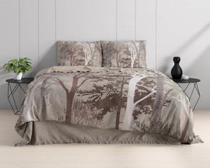 Bettbezug Indre Taupe 140 x 220 cm