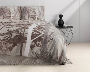 Bettbezug Indre Taupe 140 x 220 cm