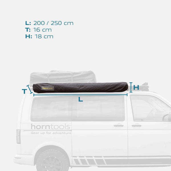 180 Grad Markise Horizon (freitragend)