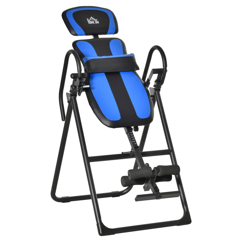 Inversion table, foldable gravity trainer, 132x71x145cm