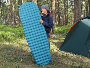 Matelas de couchage AlpineLite pour sac de couchage momie 183 x 51 x 7 cm