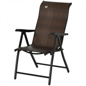 Liegestuhl aus Rattan zusammenklappbar
