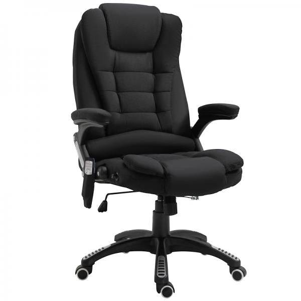 Massagesessel Chefsessel mit Massagefunktion Bürostuhl schwarz