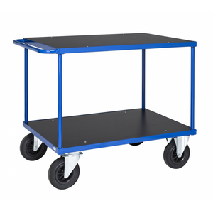 Tischwagen Etagenwagen blau schwarz Statische Last - 500 kg