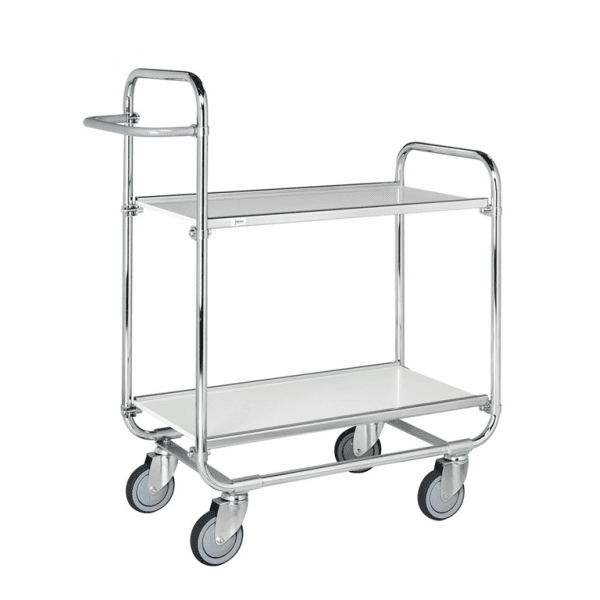 Etagenwagen Kommissionierwagen bis 250kg belastbar, 4 Lenkrollen