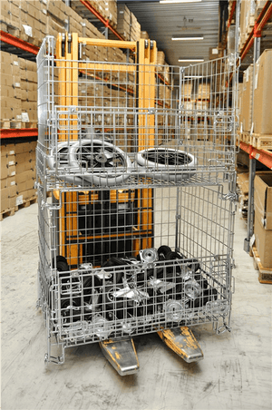 Gitterbox & Palettencontainer 1000kg belastbar, verzinkt