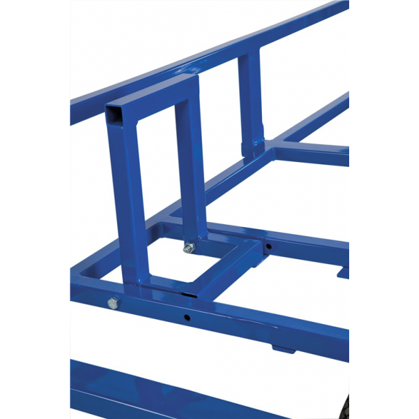 Plattenhalter Baustellenwagen Plattenwagen, bis 500kg belastbar, 2 Bockrollen, 4 Lenkrollen 2 davon mit Bremse