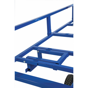 Plattenhalter Baustellenwagen Plattenwagen, bis 500kg belastbar, 2 Bockrollen, 4 Lenkrollen 2 davon mit Bremse