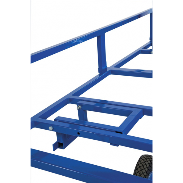 Plattenhalter Baustellenwagen Plattenwagen, bis 500kg belastbar, 2 Bockrollen, 4 Lenkrollen 2 davon mit Bremse