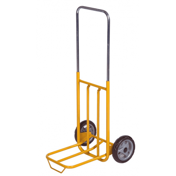 Gepäck- & Sackkarre, 420x500x1000mm (BxLxH), bis 50kg belastbar gelb