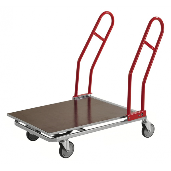 Plattformwagen Großgüterwagen, bis 200kg belastbar, 4 Lenkrollen, verzinkt