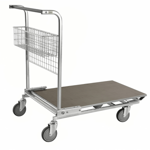 Plattformwagen Großgüterwagen, bis 200kg belastbar, 4 Lenkrollen, verzinkt