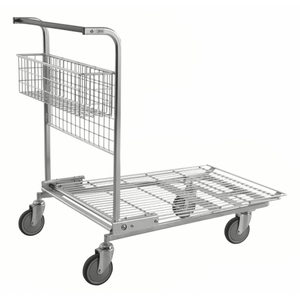 Plattformwagen Grossgüterwagen, bis 200kg belastbar, 4 Lenkrollen, verzinkt
