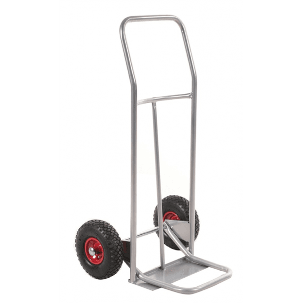 Gepäck- & Sackkarre, 600x600x1100mm (BxLxH), bis 150kg belastbar Grau